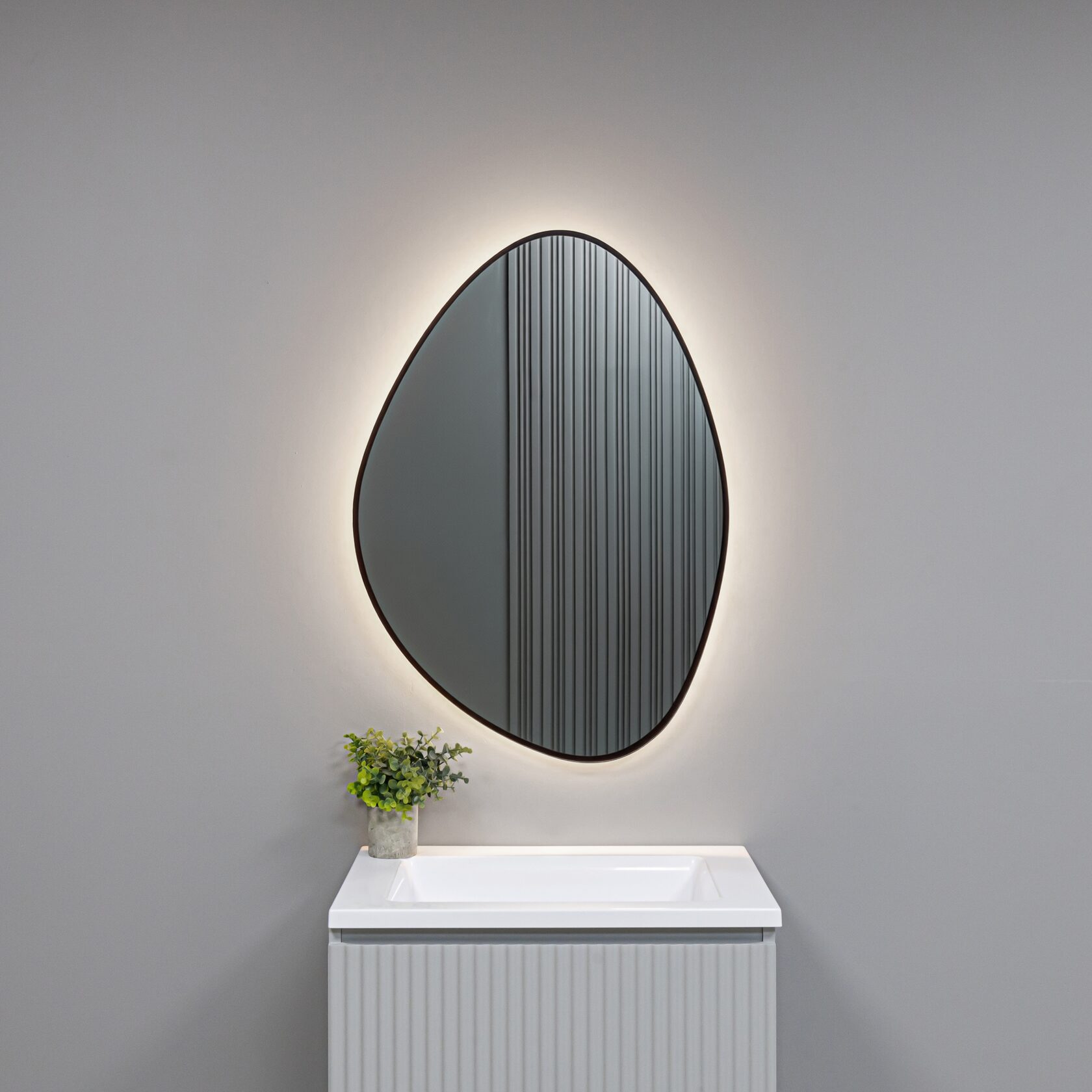 Зеркало Lucas BLACK-ТХ бесконтактный сенсор, универсал